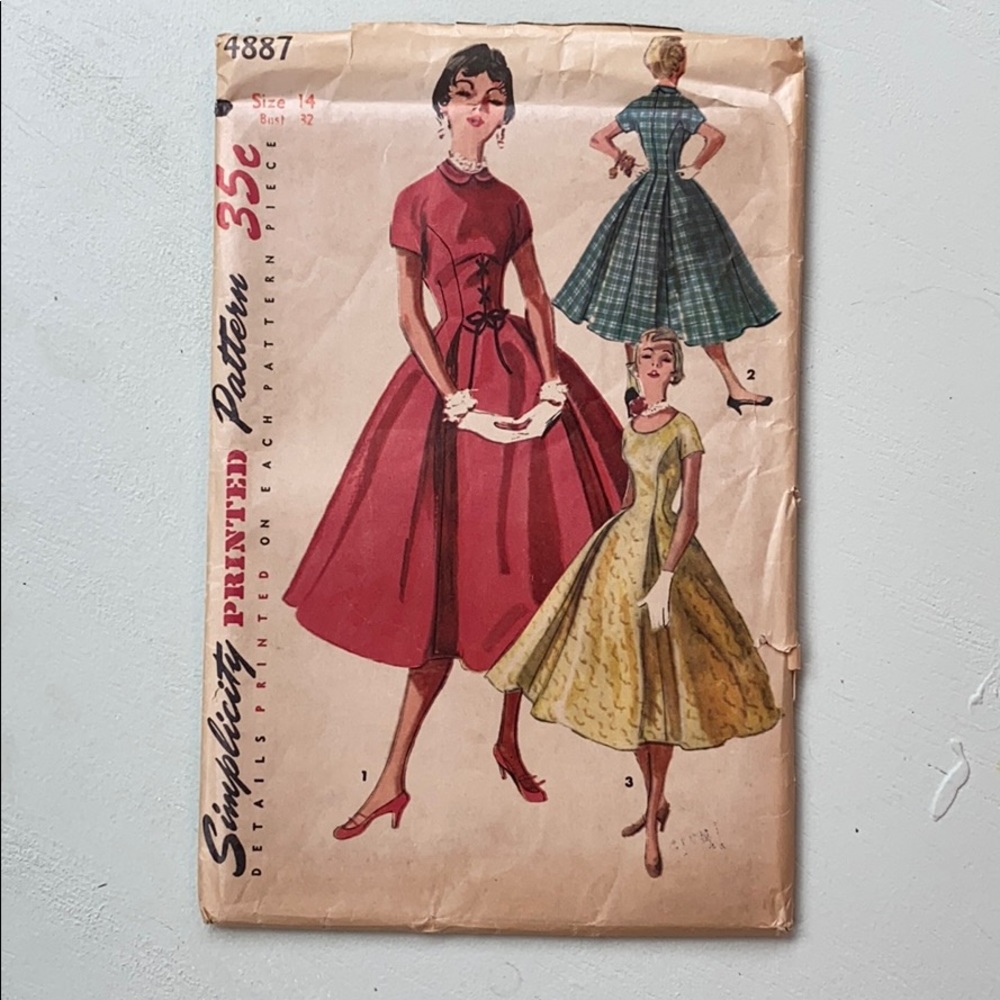 Vintage Simplicity Sewing Pattern 4887